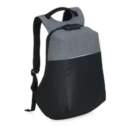 Mochila de Poliéster Anti-Furto USB com Segredo 02096